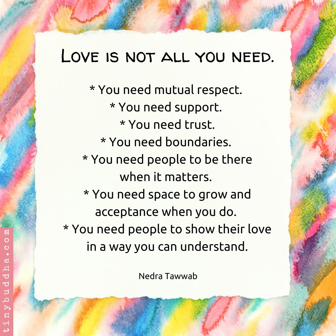 Love is NOT all you need! – Tamara Kulish
